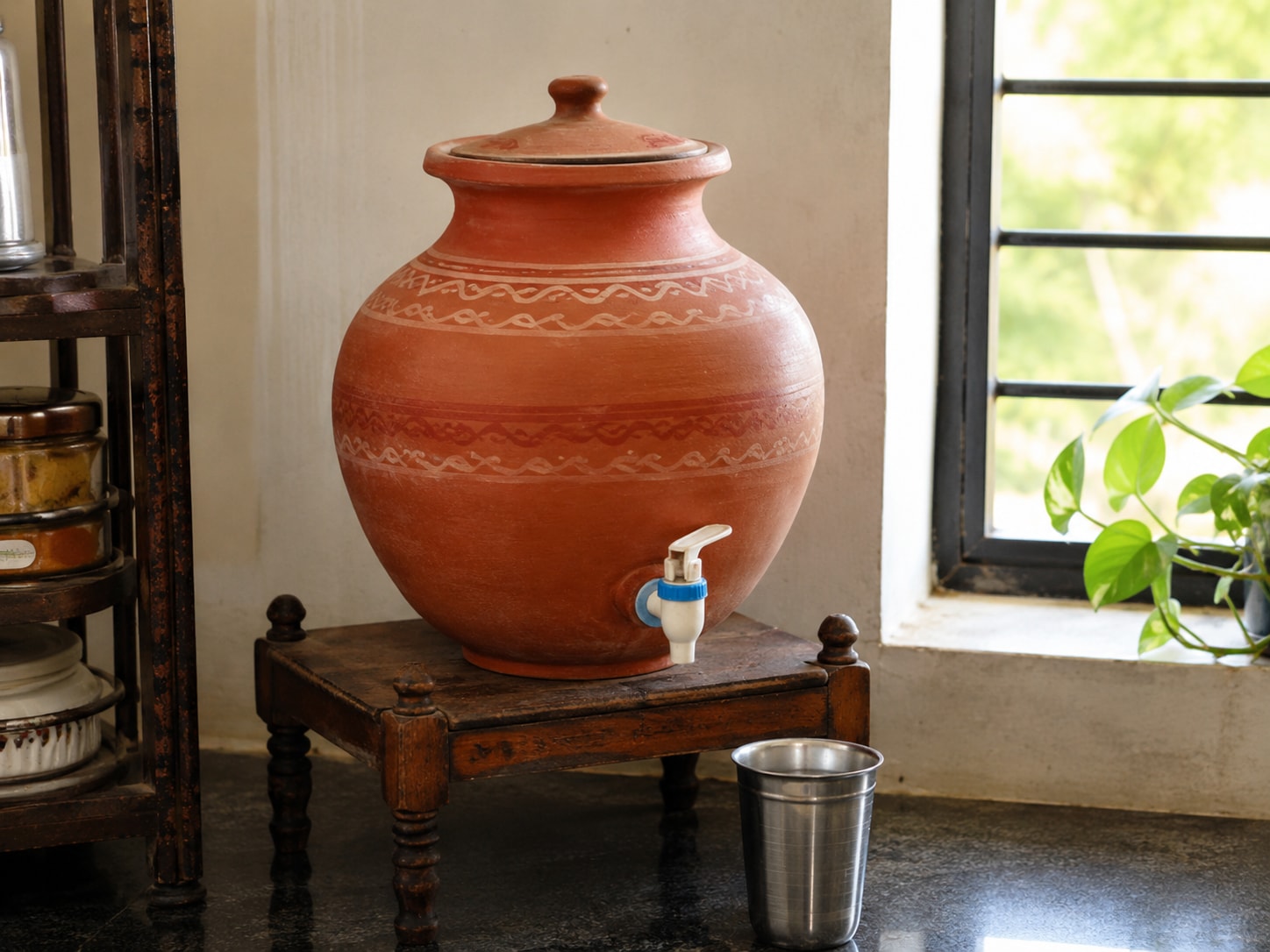 Instead of fridge, trying using earthen pots to cool down your drinking water! (Picture credit: Gemini AI)