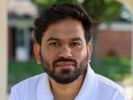 Abhijeet Dipke, head of the CPJ Cockroach Janta Party (CJP), poses for a portrait at an undisclosed location in the U.S., May 29, 2026. 