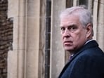Andrew was seen driving within the royal estate when photographers captured a large purple bruise on the right side of his face.