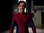 Tom Holland in his new suit for Spider-Man: Brand New Day