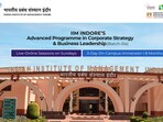 IIM Indore's Advanced Programme in Corporate Strategy & Business Leadership: This programme builds strong strategy leadership skills.
