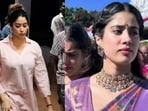 Janhvi Kapoor at Tirumala Temple ahead of Peddi release.