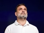 Lok Sabha LoP Rahul Gandhi during the swearing-in ceremony of the new Karnataka government at Lok Bhavan, in Bengaluru. Lok Sabha LoP Rahul Gandhi during the swearing-in ceremony of the new Karnataka government at Lok Bhavan, in Bengaluru.