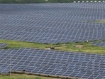 The Charanka Solar Park in Patan district of Gujarat.