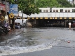 The Andheri subway was closed to traffic from 7.40am till 8.24am. (Hindustan Times)