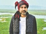 Pankaj Tripathi at his village in Gopalganj, Bihar