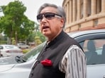 Congress MP Shashi Tharoor during the Special session of Parliament in April