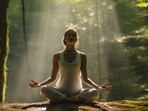 Meditation in nature.