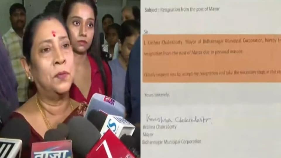 বিধাননগরের পুরনিগমের কৃষ্ণা চক্রবর্তী পদত্যাগ করলেন