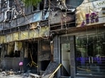Flourish Stay in Hauz Rani, where at least 21 people, including 12 foreigners, were killed in a June 3 morning fire.