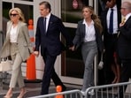 Hunter Biden, accompanied by his mother, first lady Jill Biden and his wife, Melissa Cohen Biden, walks out of federal court after hearing the verdict in the gun trial, June 11, 2024, (AP Photo/Matt Slocum, File)