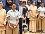 Nita Ambani and Radhika Merchant serve contrasting style goals in luxury looks at Antilia. Nita Ambani and Radhika Merchant serve contrasting style goals in luxury looks at Antilia.