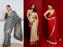 <p>భారతీయ సంస్కృతిలో చీరకు ఎప్పటికీ చెదిరిపోని ప్రత్యేక స్థానం ఉంది. కేవలం పండగలు, శుభకార్యాలకే కాకుండా దైనందిన జీవితంలోనూ, ట్రెండ్‌కు తగ్గట్టుగా డిజిటల్ స్క్రీన్‌లపై చీరకట్టుతో మెరిసే తారలు ఎందరో ఉన్నారు. వారిలో బాలీవుడ్ భామలు కంగనా రనౌత్, విద్యా బాలన్ శైలి పూర్తిగా భిన్నం. చీర అనేది కేవలం ఒక వస్త్రం మాత్రమే కాదు, అది ధరించే వారి వ్యక్తిత్వానికి అద్దం పడుతుందని వీరు నిరూపిస్తున్నారు. ఒకరి స్టైల్‌లో రాజసం ఉట్టిపడితే, మరొకరి అందం సాదాసీదాగా ఉంటూనే ఎంతో క్లాసీగా కట్టిపడేస్తుంది.</p><p> </p>