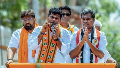 BJP ছাড়লেন কে আন্নামালাই (HT_PRINT) BJP ছাড়লেন কে আন্নামালাই (HT_PRINT)