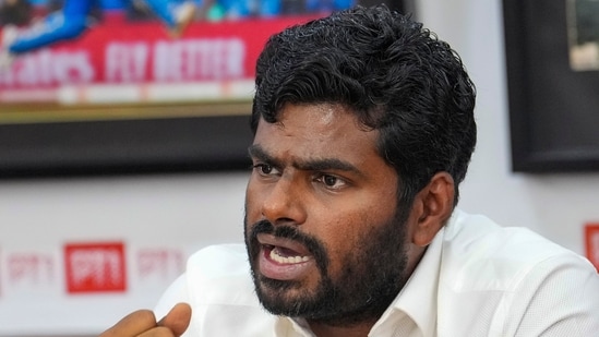 Annamalai met Union Home Minister Amit Shah at his residence in Delhi on June 2. (PTI/File)
