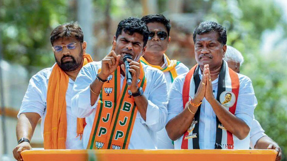 BJP ছাড়লেন কে আন্নামালাই (HT_PRINT)
