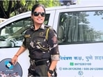 A Pune sessions court has rejected the anticipatory bail application of police constable and social media influencer Sonali Hinge. (HT)