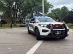 Toledo police at the scene of the shooting near the Old West End Festival in Ohio.
