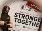 The Cockroach Janta Party is protesting today at the Jantar Mantar.