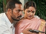 Madhoo and Nana Patekar in a still from Yeshwant.
