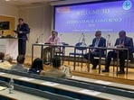 CJI Surya Kant delivers a lecture on 'Artificial Intelligence and International Law' at Birkbeck College, University of London.