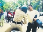 Screengrab of the incident. (Sourced) Screengrab of the incident. (Sourced)