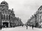 The main street of Taipei in 1910, when it was occupied by Japan. (Getty Images)