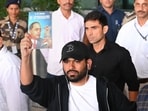 The first visual of the founder of the online movement shows him holding an autobiography of social reformer BR Ambedkar.