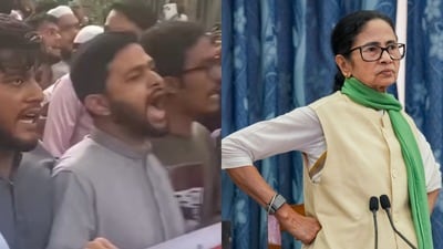 প্রাক্তন মুখ্যমন্ত্রী মমতা বন্দ্যোপাধ্যায়কে নিয়ে এবার স্লোগানে মুখর বাংলাদেশের ঢাকা।