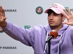 Flavio Cobolli, the third Italian man to reach the French Open men’s singles final, saw an all-Italian semi-final ruled out after Matteo Arnaldi retired because of a virus. (REUTERS)