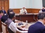 Prime Minister Narendra Modi chairs a meeting with the members of the Economic Advisory Council (EAC) to the Prime Minister, in New Delhi.