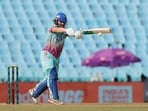 Rinku Singh in action during a UPT20 League match in Lucknow in 2025. (HT FILE PHOTO)