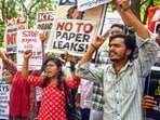 నీట్​ యూజీ పేపర్​ లీక్​కి వ్యతిరేకంగా నిరసనలు..