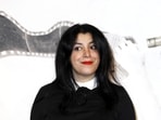 Marjane Satrapi at the premiere of ‘La Bande Des Jotas’ at the 7th Rome Film Festival on November 16, 2012 in Rome, Italy. Her husband Mattias Ripa played Nils, one of the badminton players, who get caught up in a mysterious woman’s plan after a suitcase mix-up in the south of Spain. (Shutterstock)