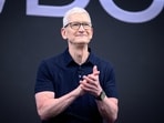 Apple CEO Tim Cook speaks at his final Apple Worldwide Developers Conference (WWDC) at Apple Park in Cupertino, California, on June 8, 2026. (Photo by Josh Edelson / AFP)