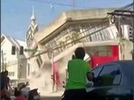 7.8 magnitude earthquake rocks Philippines, causes building collapse.