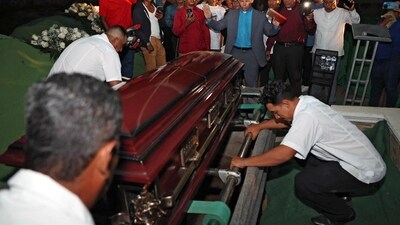 Funeral of Indigenous leader Brooklyn Rivera, in Managua, on June 1, 2026. Former lawmaker and Indigenous leader Brooklyn Rivera, considered a political prisoner, died on May 31, 2026, due to health complications after nearly three years in detention. (AFP) Funeral of Indigenous leader Brooklyn Rivera, in Managua, on June 1, 2026. Former lawmaker and Indigenous leader Brooklyn Rivera, considered a political prisoner, died on May 31, 2026, due to health complications after nearly three years in detention. (AFP)