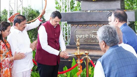 Who left out the deputy CMs? CMO demands answers from Cidco, NMIA after Shivaji statue invite gaffe