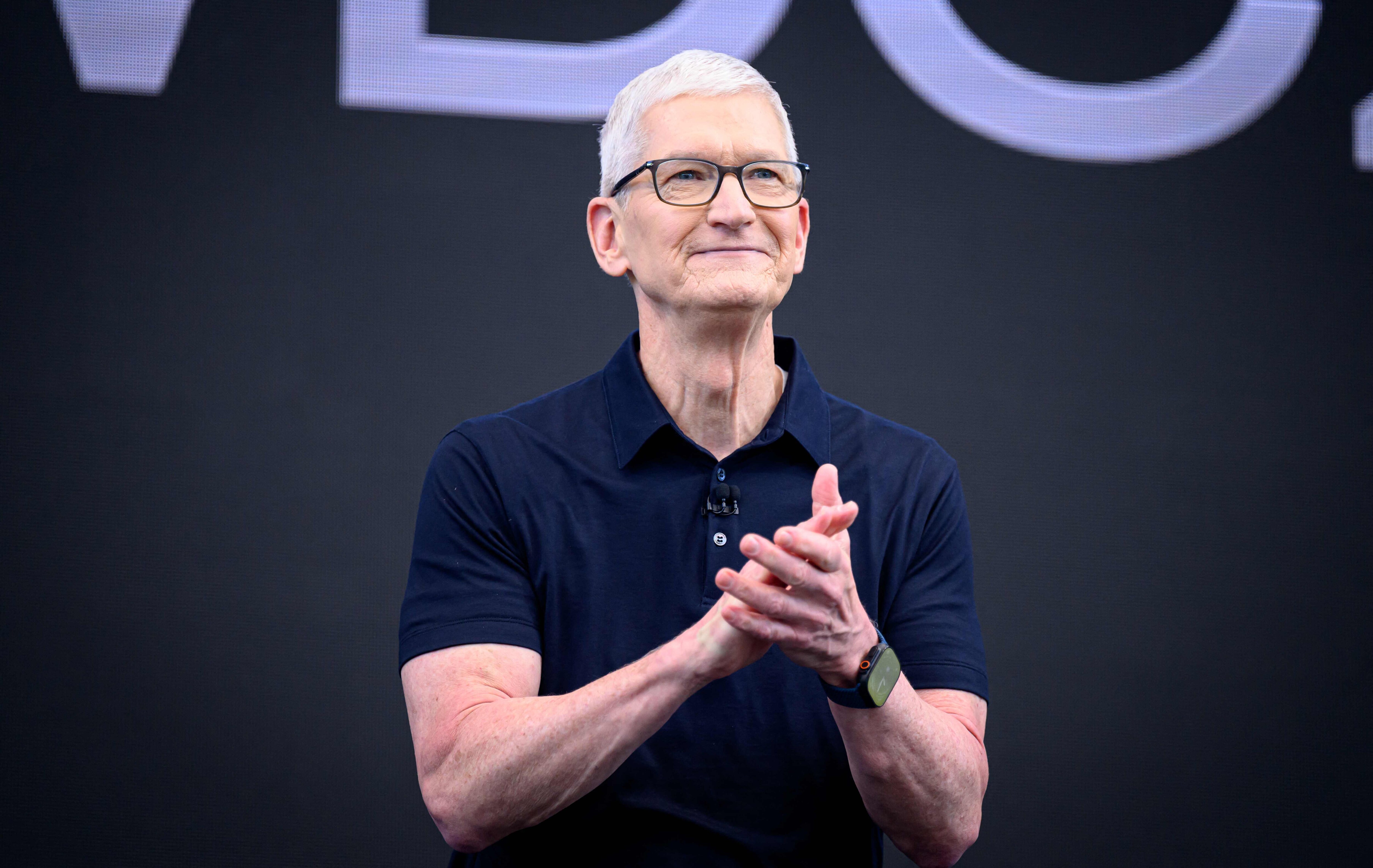 Apple CEO Tim Cook bid farewell to his role at the tech giant. (AFP) Apple CEO Tim Cook bid farewell to his role at the tech giant. (AFP)