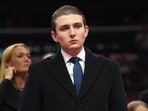 Barron Trump's $40 energy drink SOLLOS is criticized online, labeled an out-of-touch grifter.