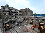 At least six people were killed and 14 injured when the five-storey building at Western Marg in Saidulajab, Saket, collapsed on May 30. At least six people were killed and 14 injured when the five-storey building at Western Marg in Saidulajab, Saket, collapsed on May 30.