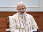 Prime Minister Narendra Modi chairs a meeting with the members of the EAC to PM in New Delhi. (PMO/Via PTI)