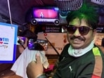Rajesh Sinha, aka Raj Bhai (that’s the name grandly displayed on the auto), has been driving on Delhi roads for more than a decade. The vehicle is a 2015 model, but Raj Bhai calls it “tiptop”. (HT Photo)