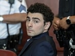 Luigi Mangione, accused of the murder of United Healthcare CEO Brian Thompson, attends a court hearing to rule on the admissibility of evidence and setting of trial date in New York, on May 18, 2026.
