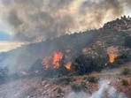 Glenwood Springs saw a brush and grass fire break out on Tuesday. Glenwood Springs saw a brush and grass fire break out on Tuesday.