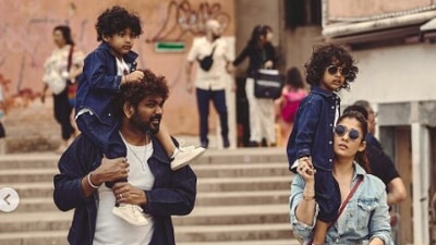 They married in a private ceremony in Mahabalipuram in June 2022 and announced the birth of their twins via surrogacy in October of the same year. They married in a private ceremony in Mahabalipuram in June 2022 and announced the birth of their twins via surrogacy in October of the same year.