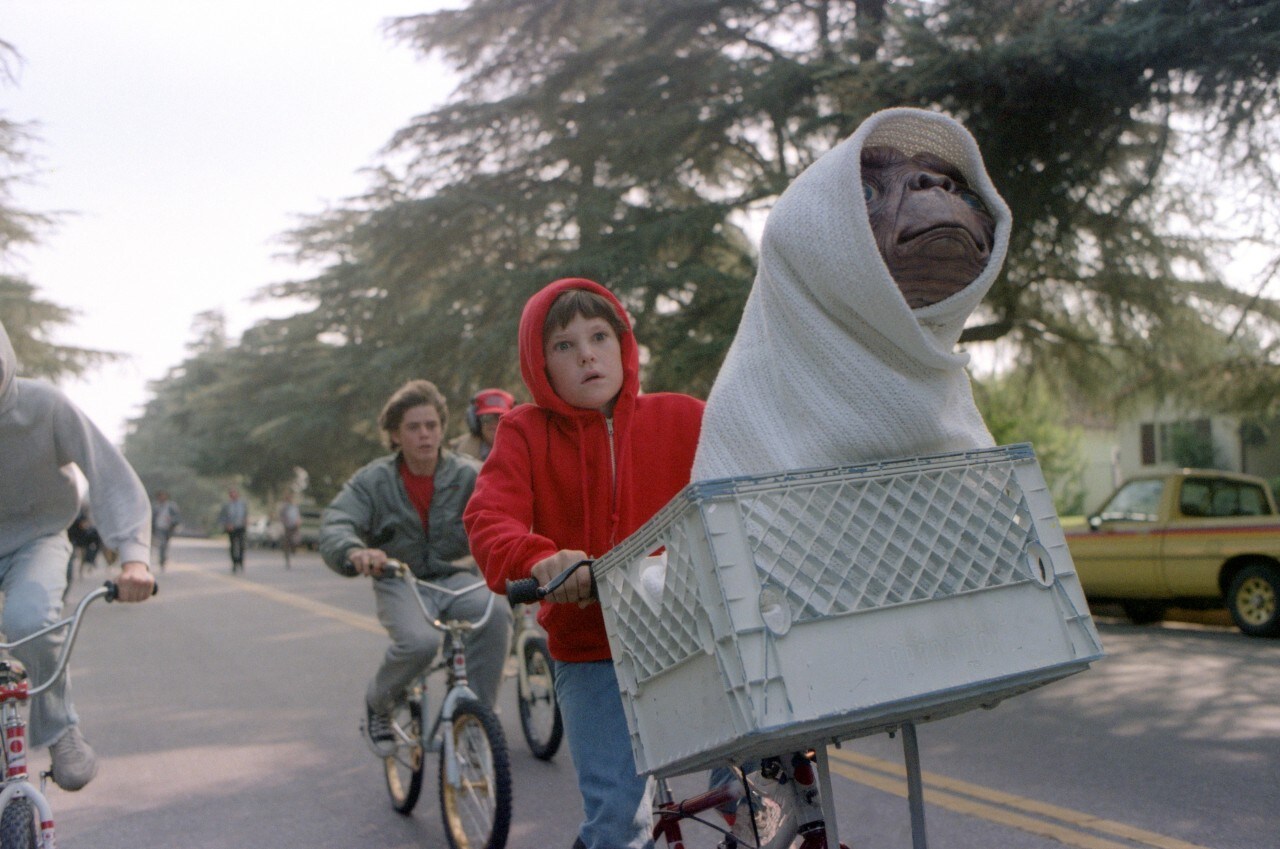 A scene from ‘E.T. the Extra-Terrestrial.’ A scene from ‘E.T. the Extra-Terrestrial.’