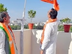 BJP councillor resists arrest under preventive detention, cops fire gun in air to scare away crowds gathered around him