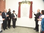 Cyrus Poonawalla (R), who graced the occasion as chief guest, has contributed <span class='webrupee'>₹</span>22 crore towards the construction of the building. (MAHENDRA KOLHE/ HT)