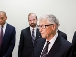 Bill Gates, chair of the Gates Foundation, speaks to members of the media while arriving for a closed-door deposition with the House Oversight Committee in Washington, DC, US, on Wednesday, June 10, 2026.